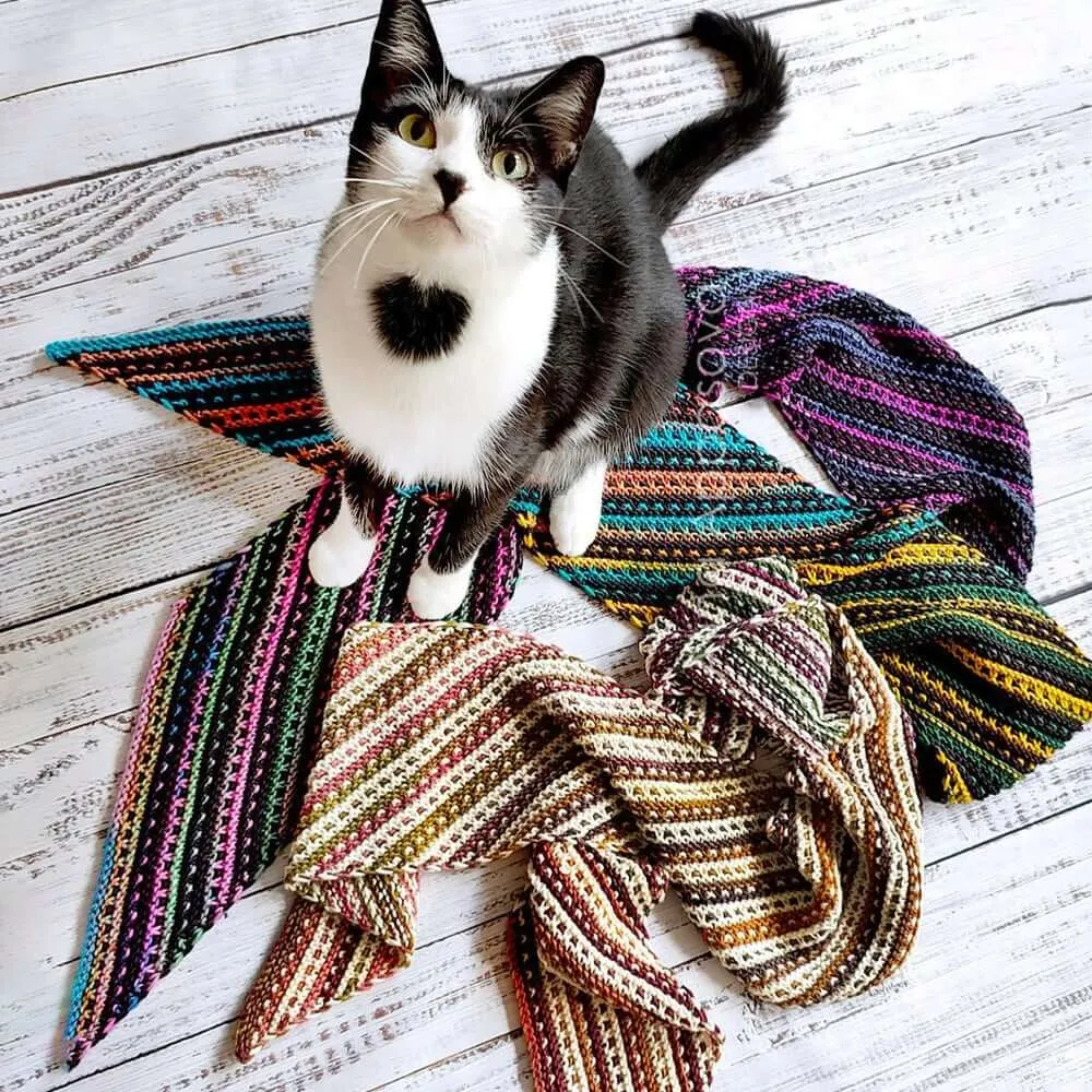 Color Your Pixels Scarf, Knitting Kit