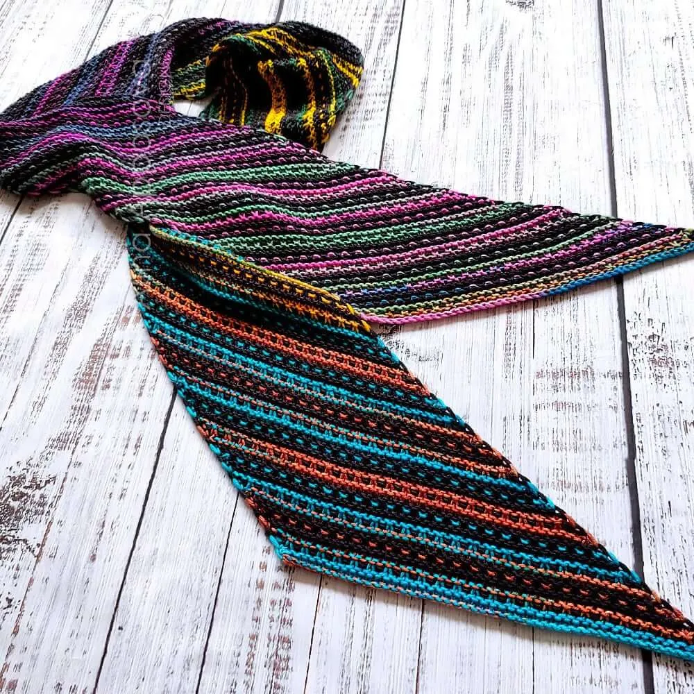Color Your Pixels Scarf, Knitting Kit