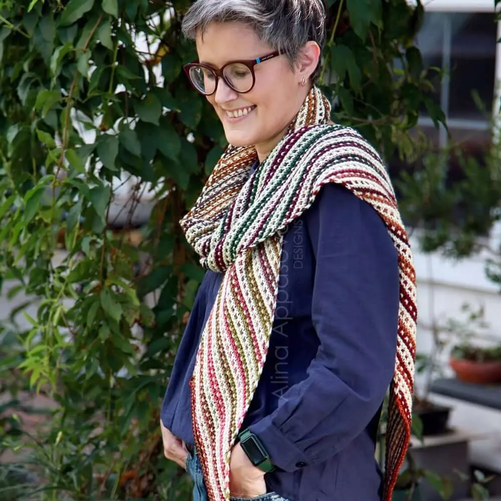 Color Your Pixels Scarf, Knitting Kit