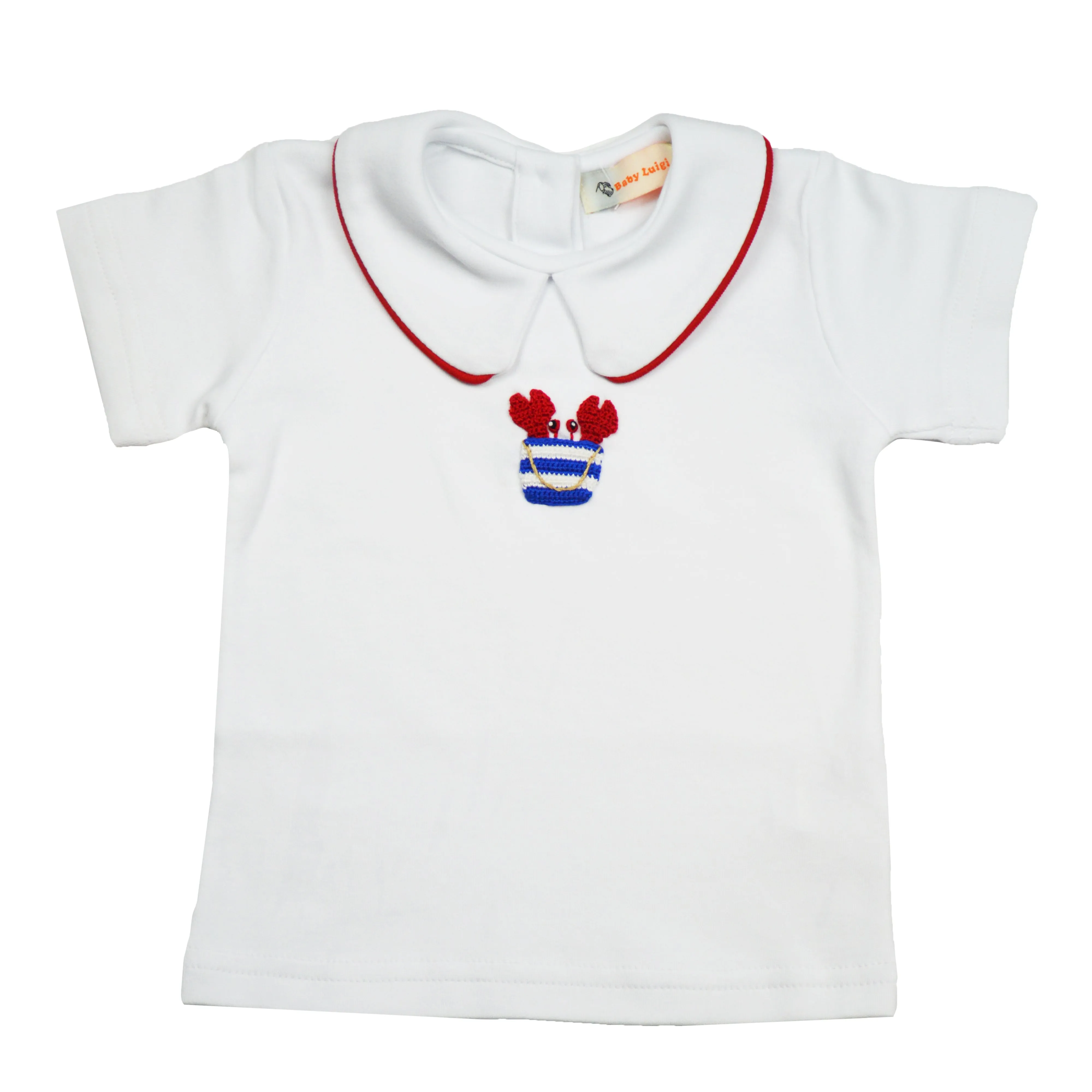 Crochet Crab Shirt (12M)