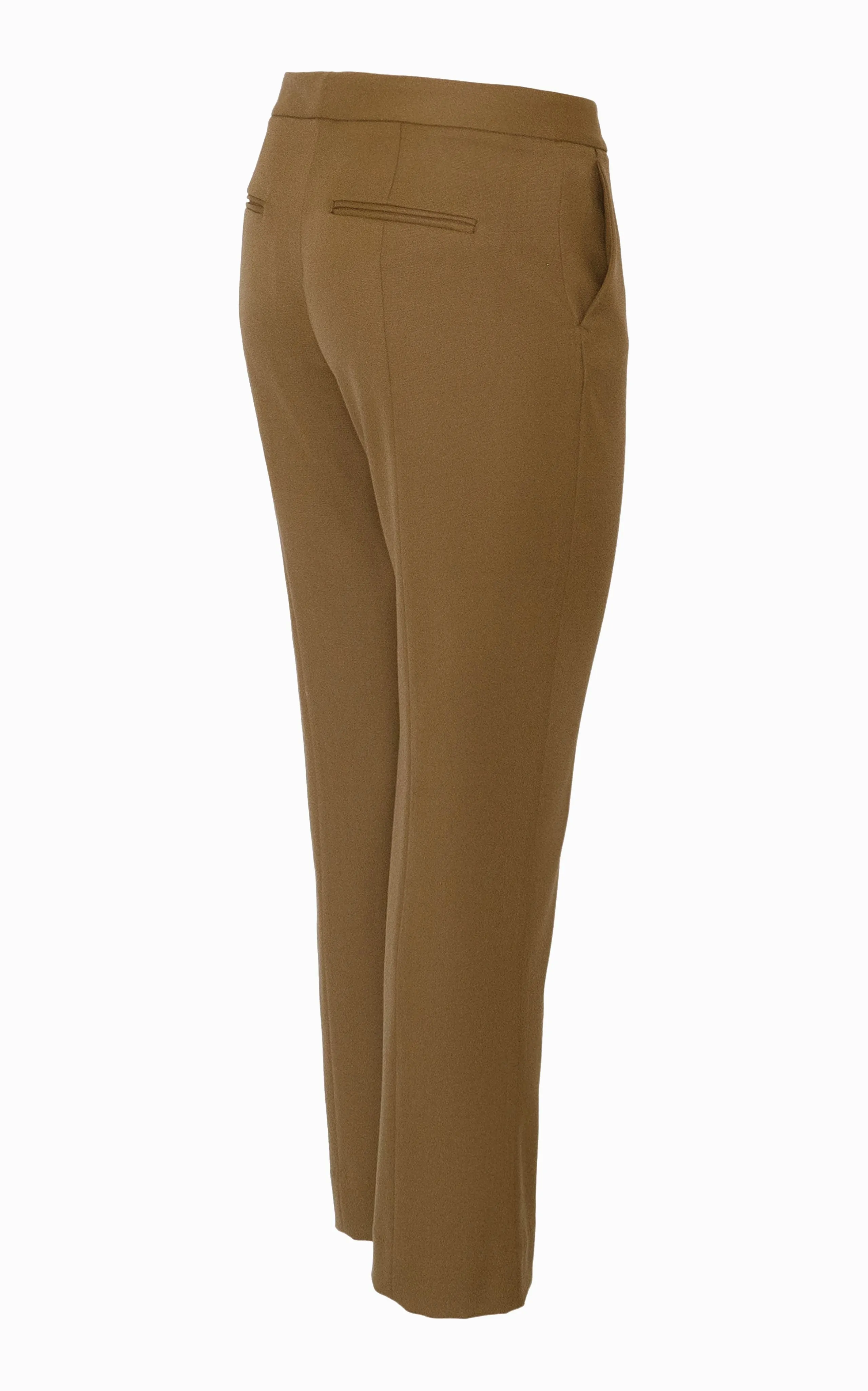 Crop Slim Pant | Almond