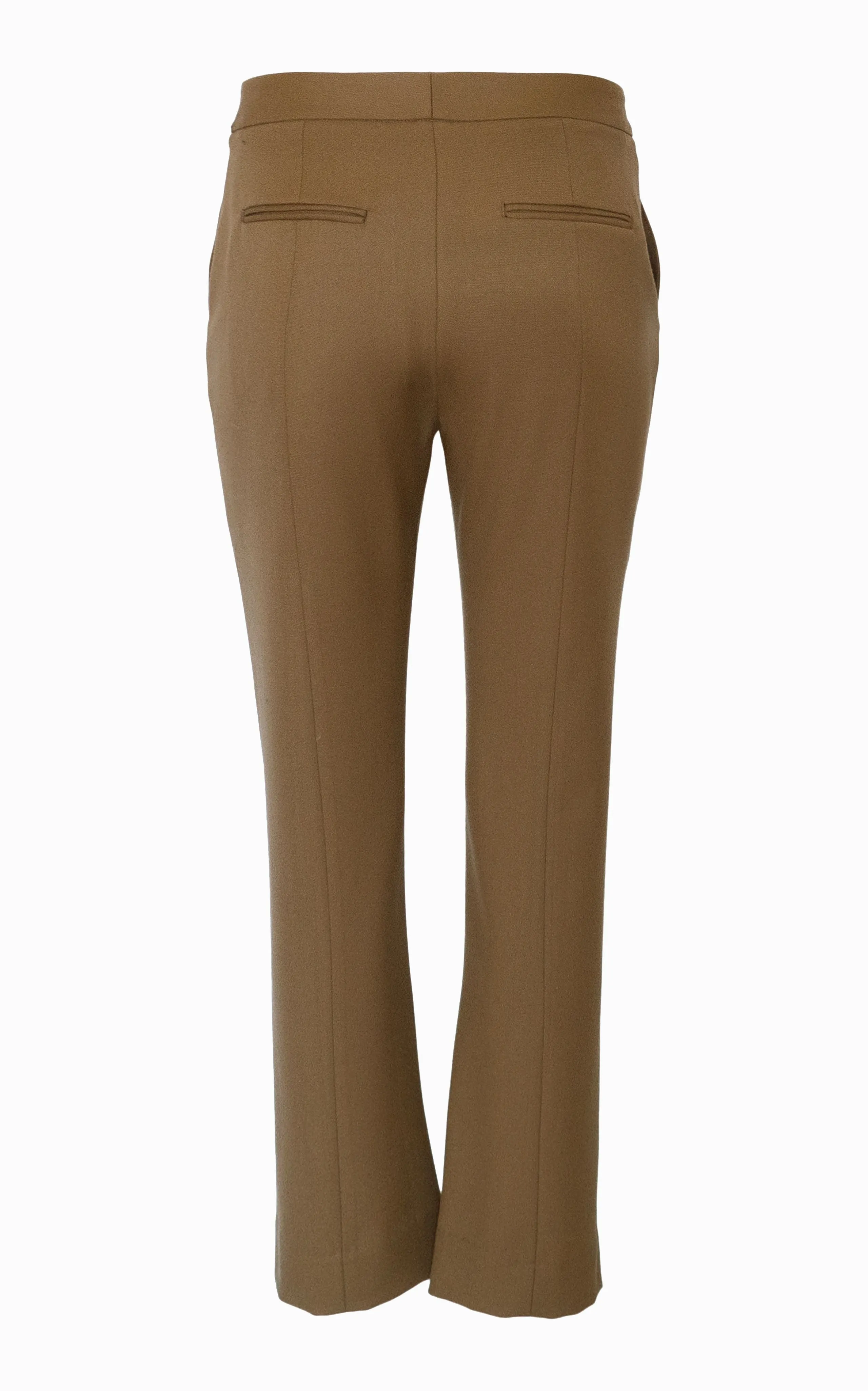 Crop Slim Pant | Almond