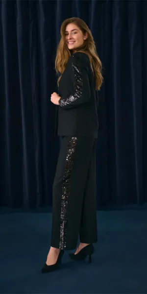 Culture Sequin Stripe Pants