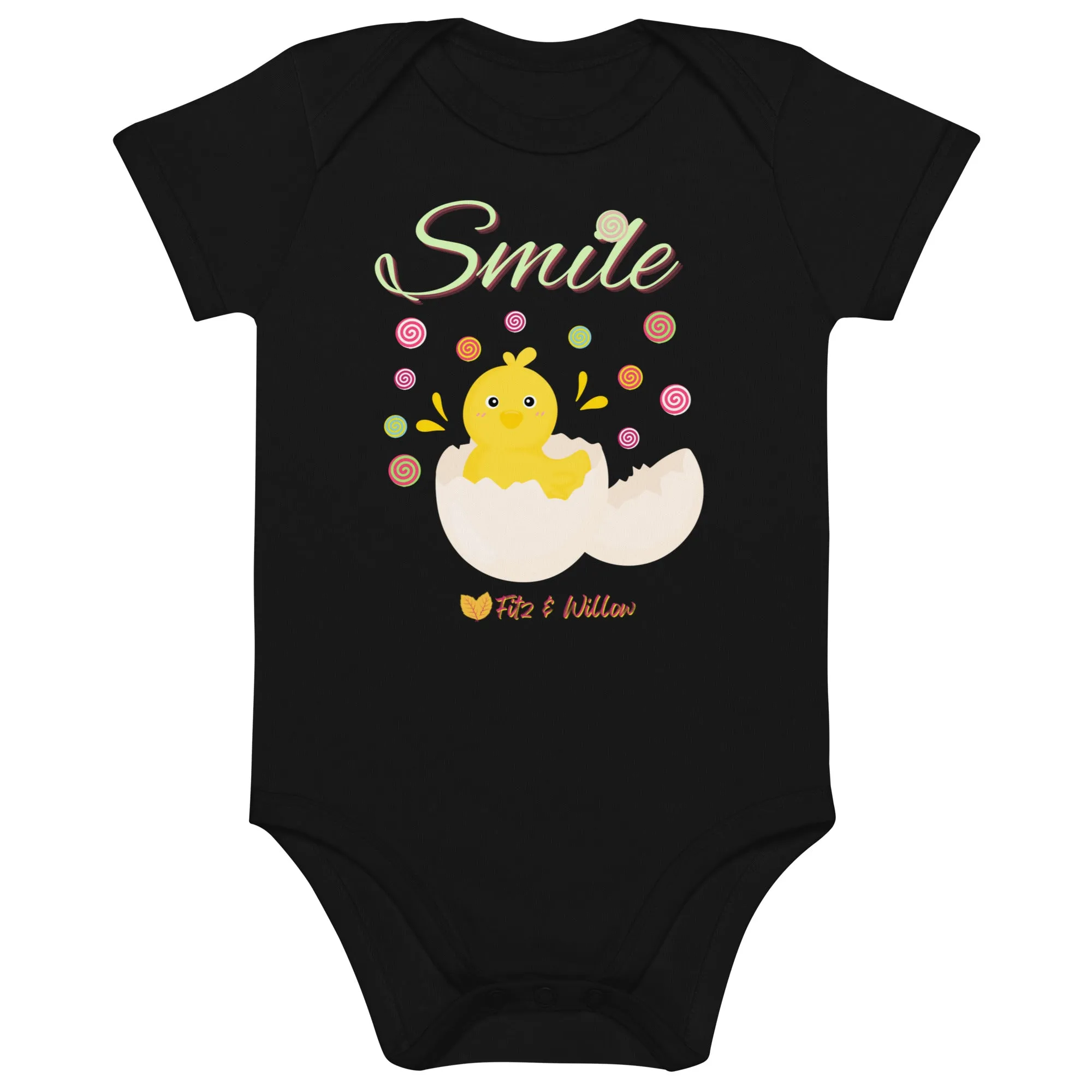 Cute Vegan Chick Unhitching Bodysuit for Newborns!