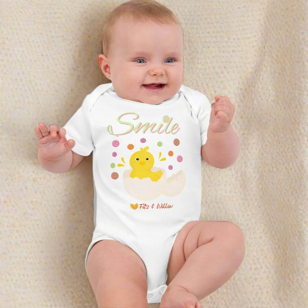 Cute Vegan Chick Unhitching Bodysuit for Newborns!