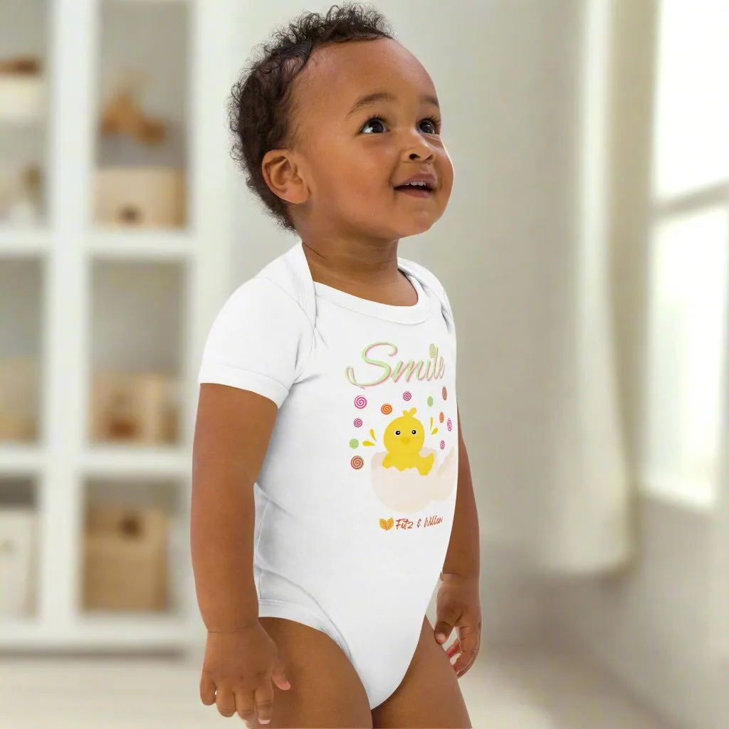 Cute Vegan Chick Unhitching Bodysuit for Newborns!