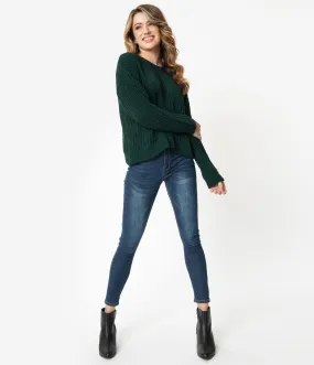 Dark Denim High Rise Skinny Jeans
