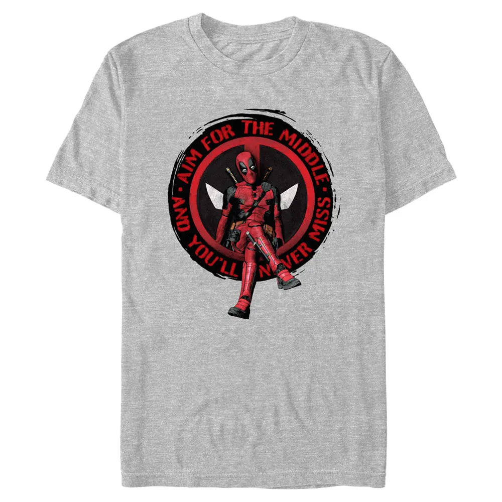 Deadpool & Wolverine Aim for the Middle T-shirt