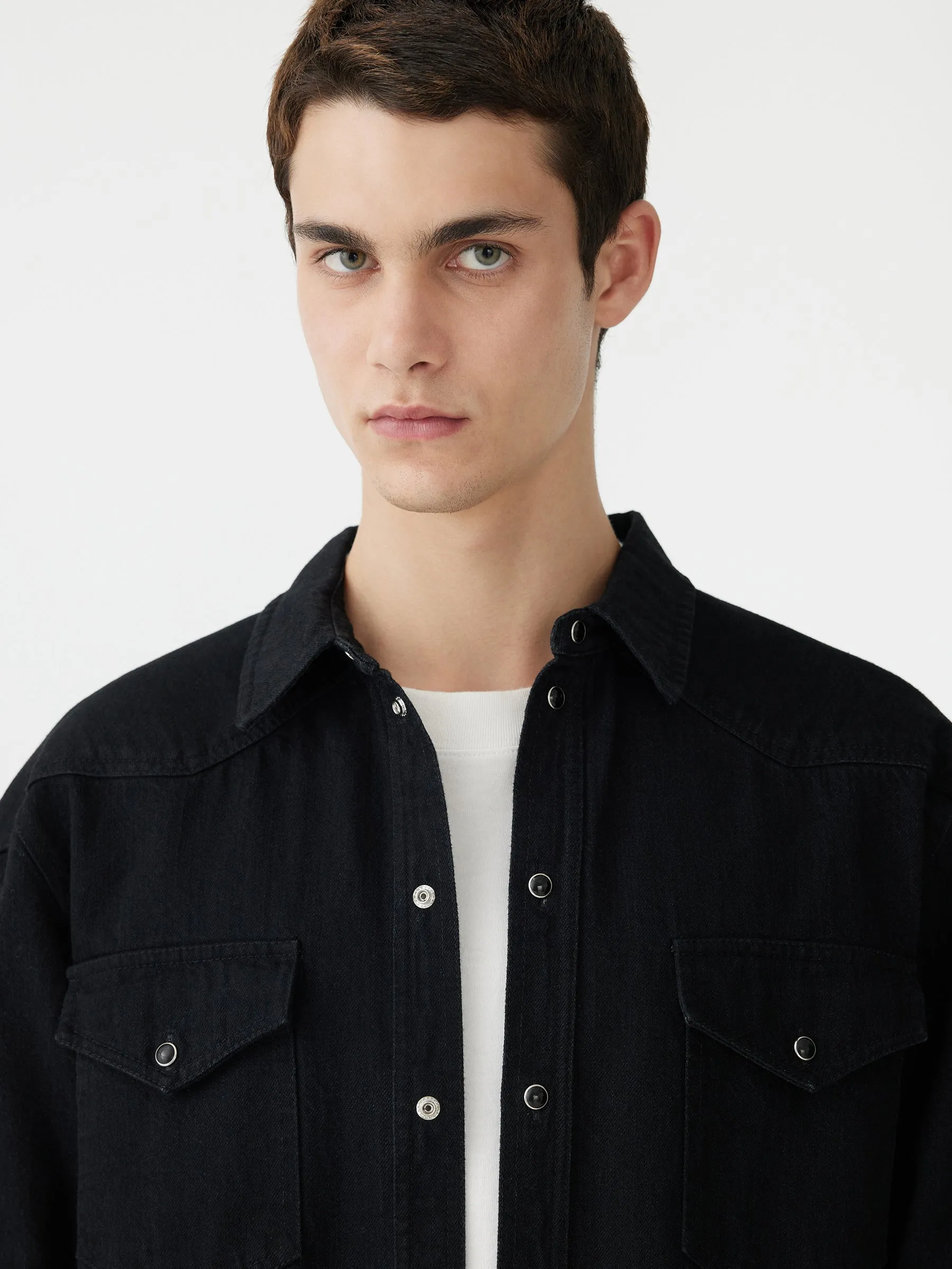 denim western shirt