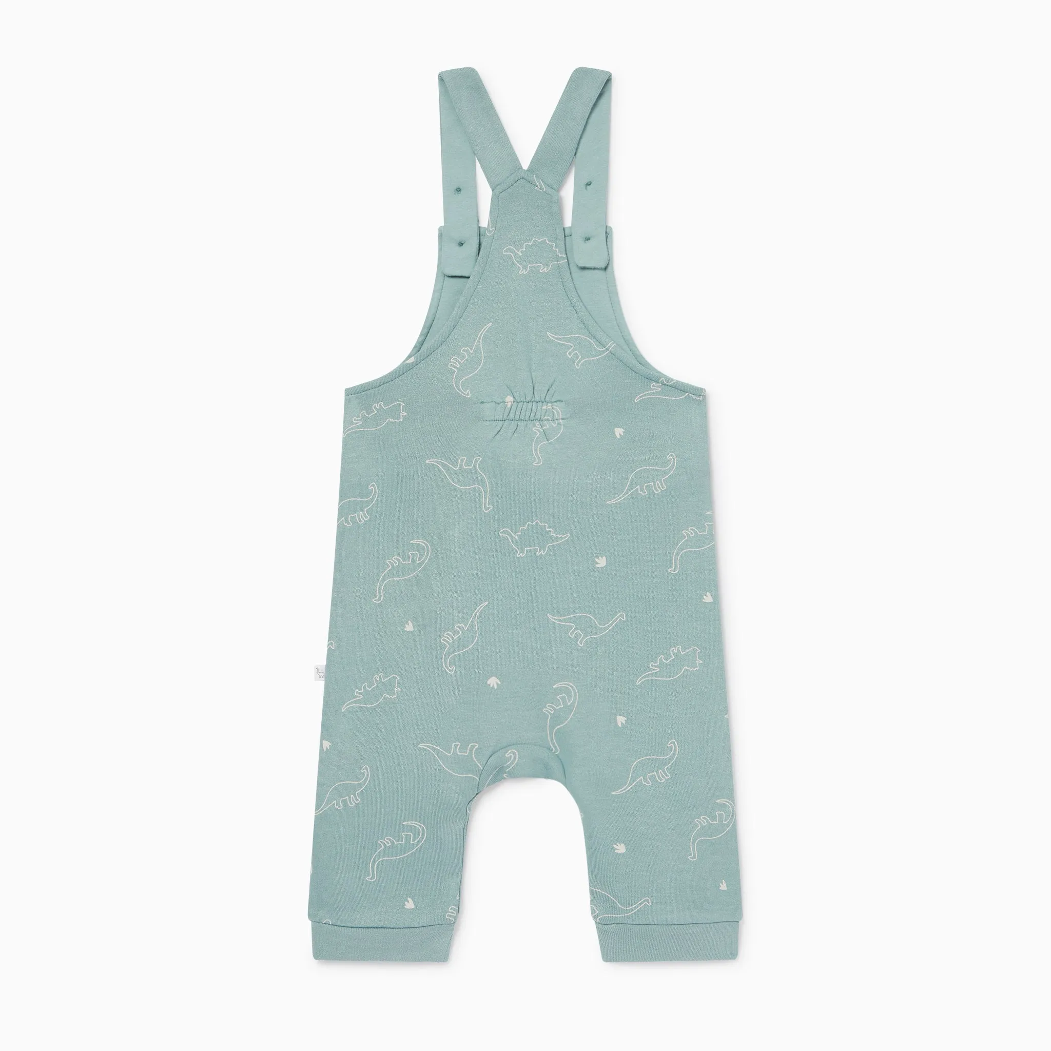 Dino Dungarees & Plain Bodysuit Outfit