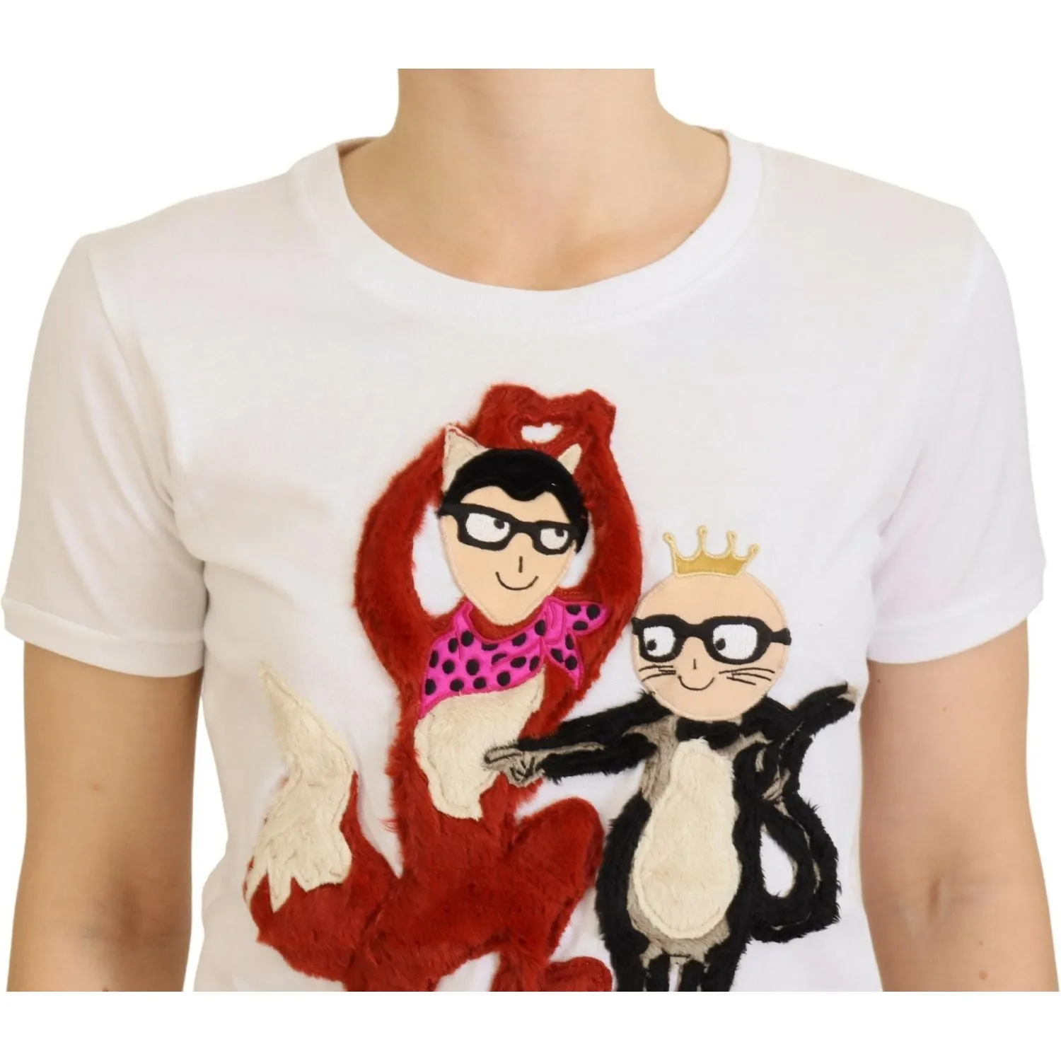 Dolce & Gabbana Iconic Prints Designer Cotton Tee
