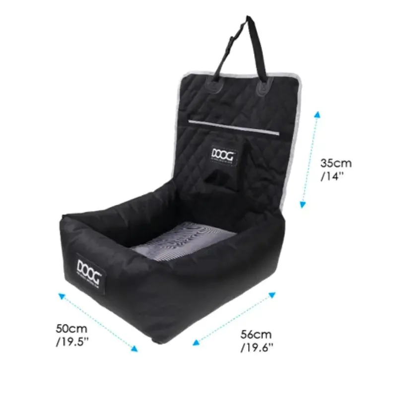 DOOG Dog Car Seat Black