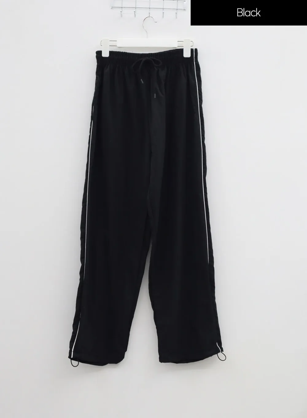 Drawstring Nylon Track Pants IF315