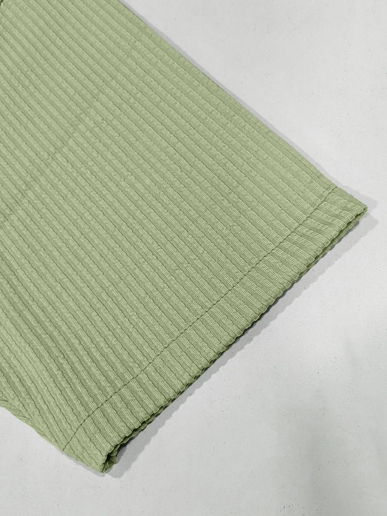 Elliot Knit Lite Green Lycra Shirt