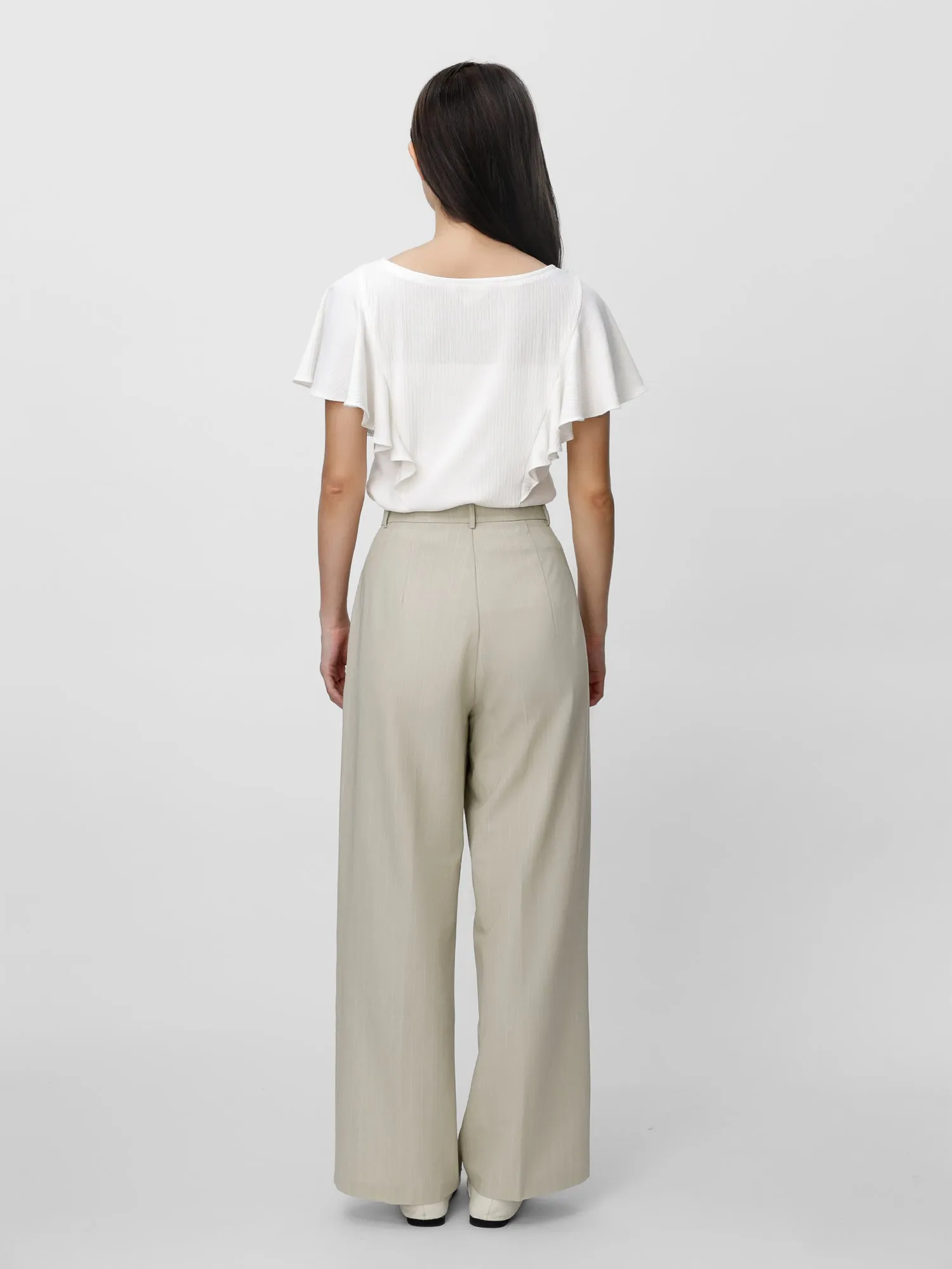Eloise Striped Straight Leg Pants