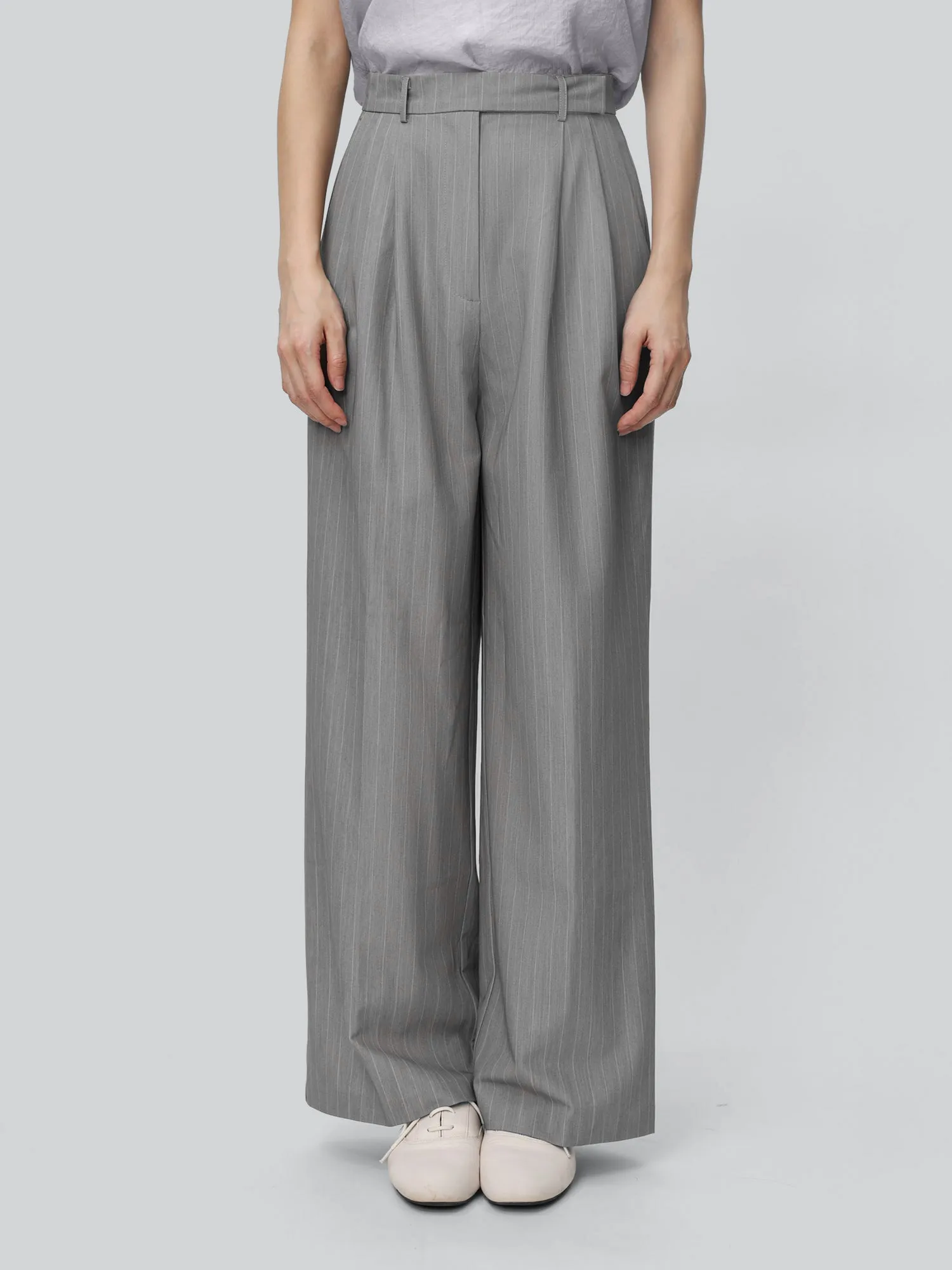 Eloise Striped Straight Leg Pants
