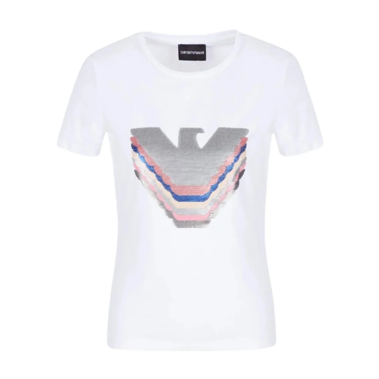 Emporio Armani White Stretch Jersey T-shirt