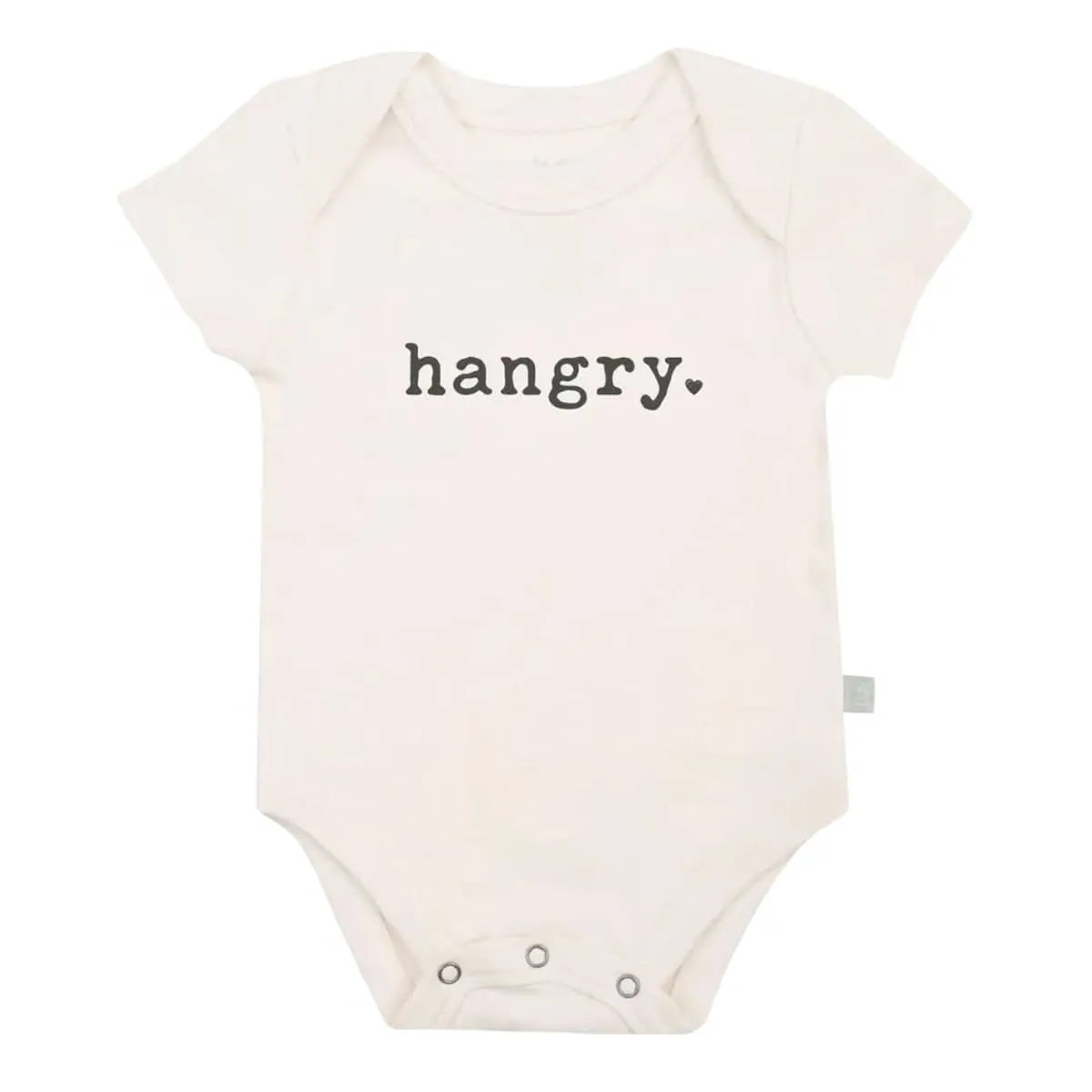 Finn and Emma Organic Short Sleeve Bodysuit - Hangry