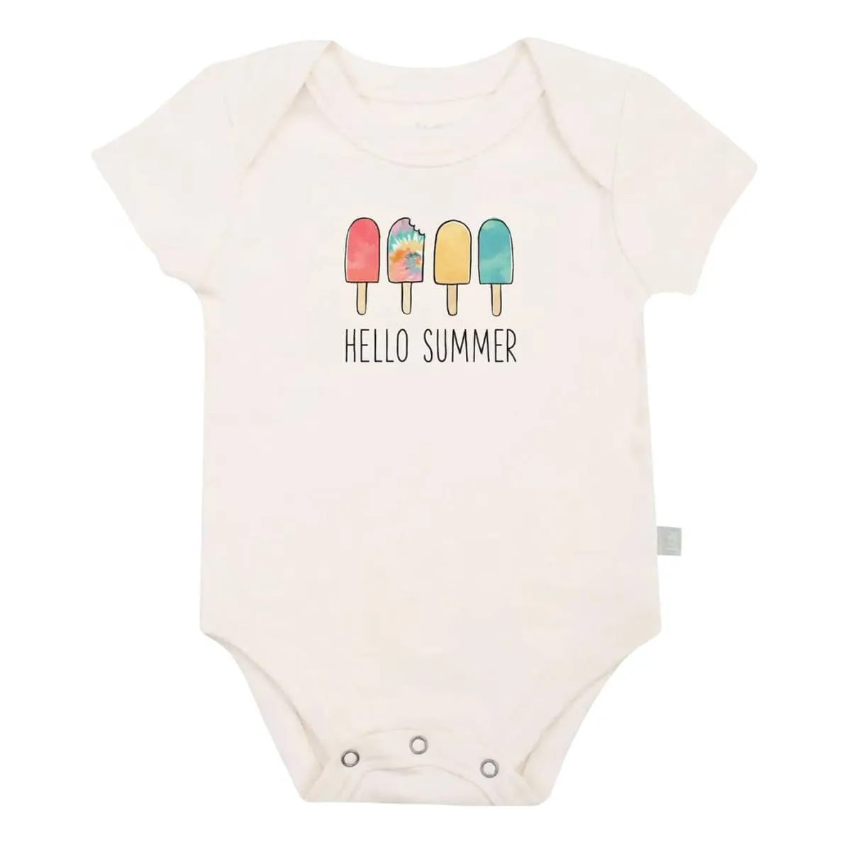 Finn and Emma Organic Short Sleeve Bodysuit - Hello Summer