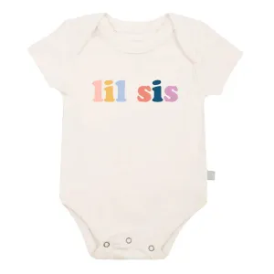Finn and Emma Organic Short Sleeve Bodysuit - Lil Sis