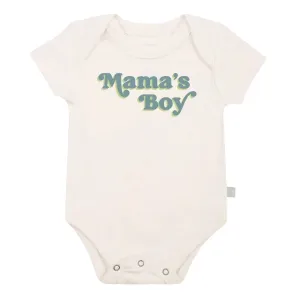 Finn and Emma Organic Short Sleeve Bodysuit - Mama's Boy