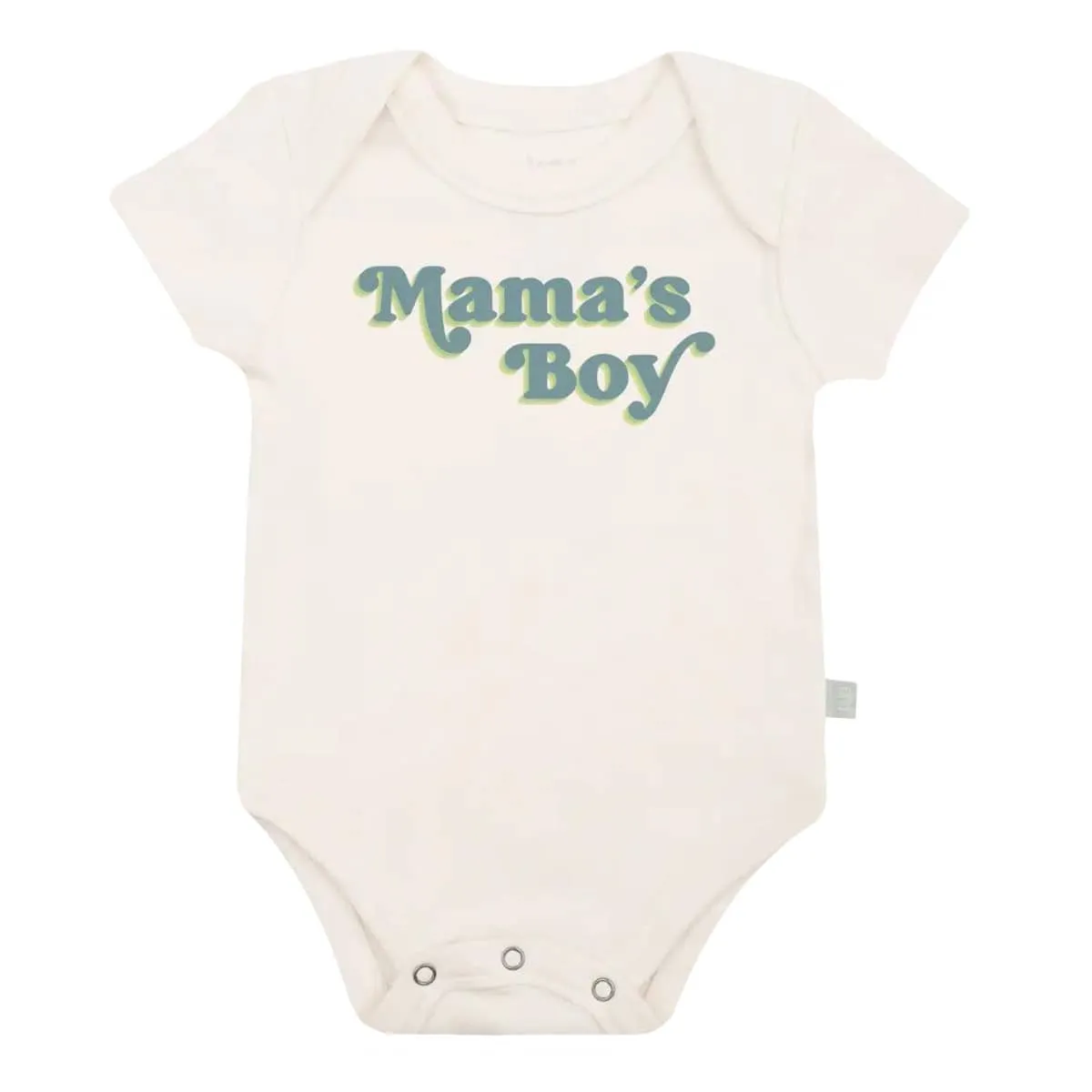 Finn and Emma Organic Short Sleeve Bodysuit - Mama's Boy