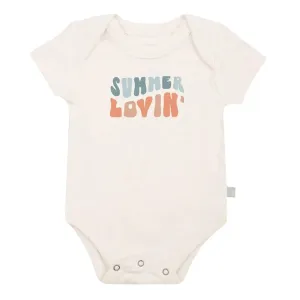 Finn and Emma Organic Short Sleeve Bodysuit - Summer Lovin