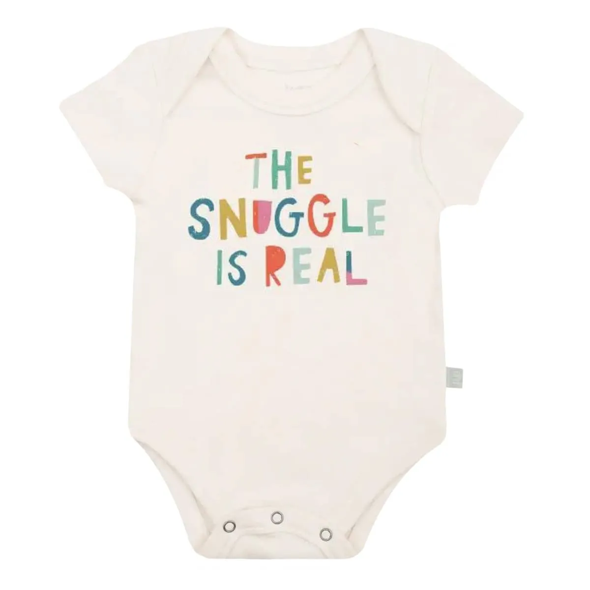 Finn and Emma Organic Short Sleeve Bodysuit - The Snuggle is Real