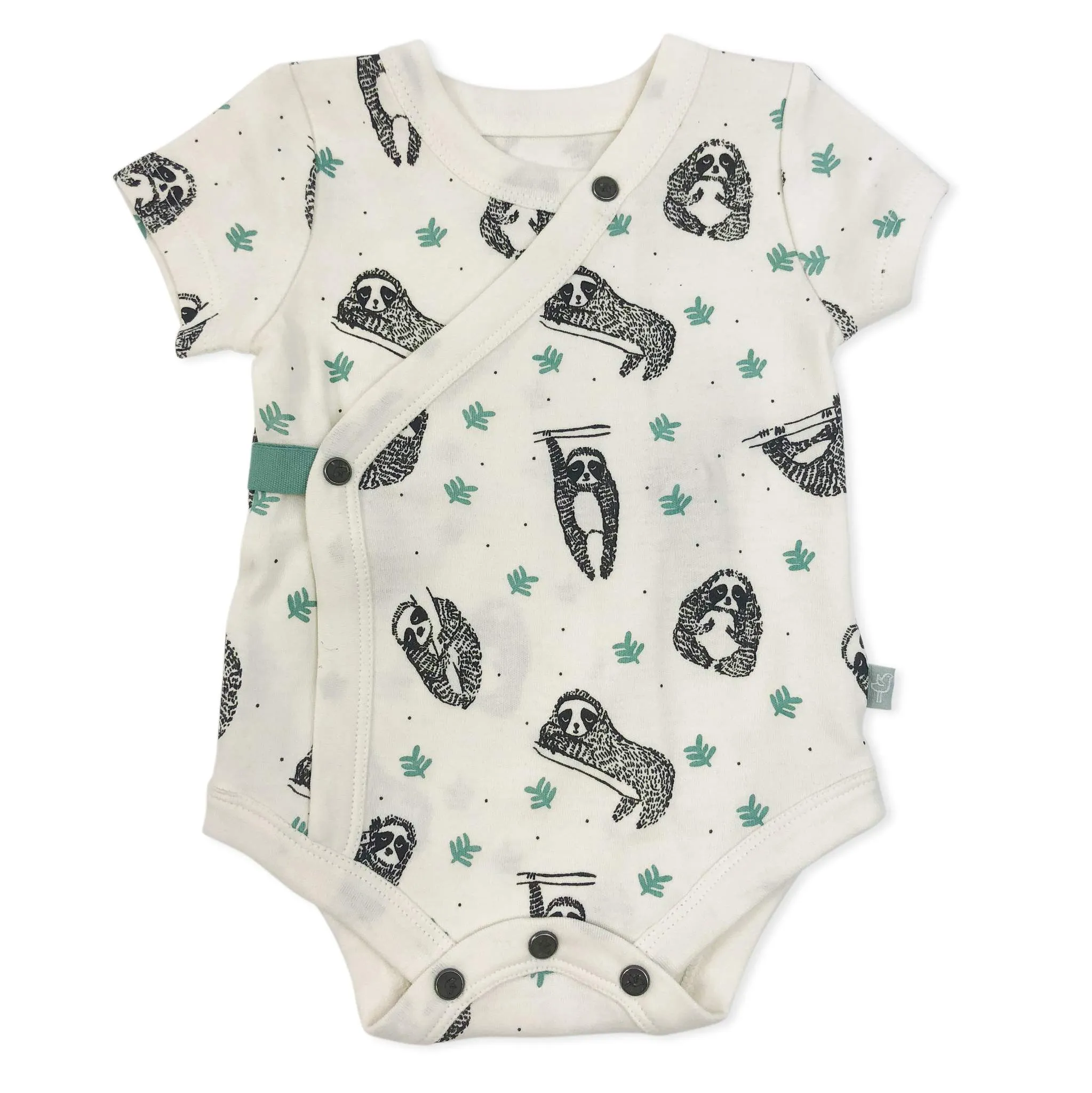Finn   Emma Short Sleeve Bodysuit - Sloth