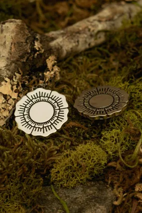 Floral Collar Clips