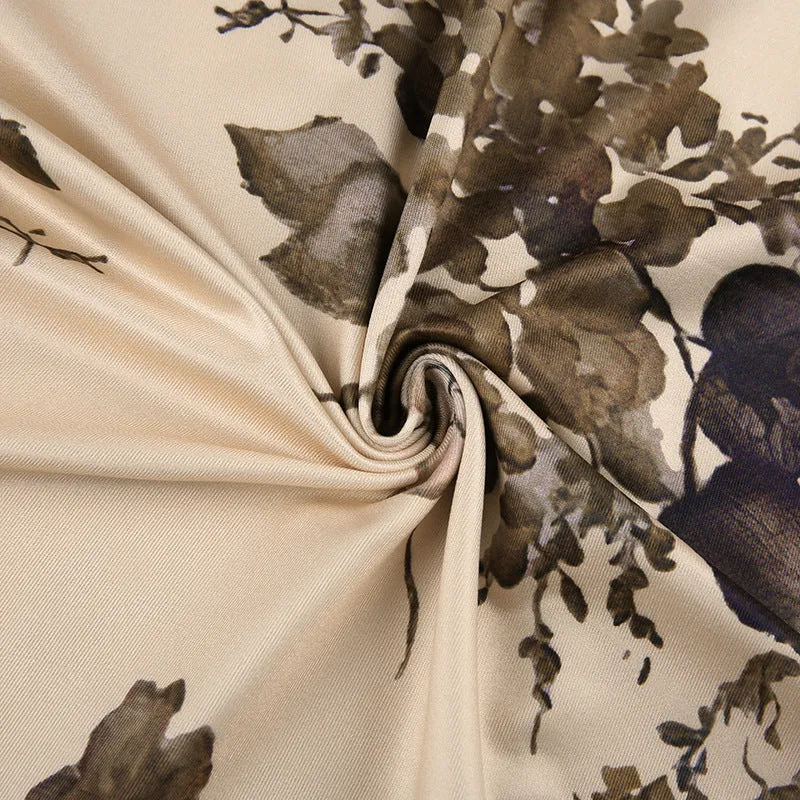 Flytonn-hoco dresses homecoming dresses  women dress to impress  y2k outfits spring summer women's dress Fairy Fall Leaves Maxi Dress