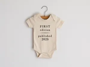 Gladfolk - Cream First Edition 2023 Book Style Organic Baby Bodysuit