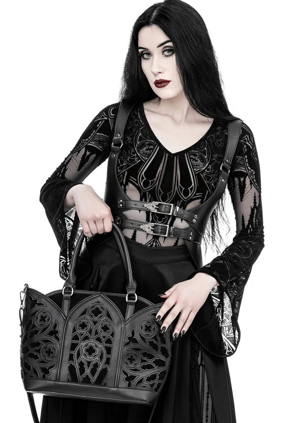 Gothic Chapel V-Neck | BODYSUIT
