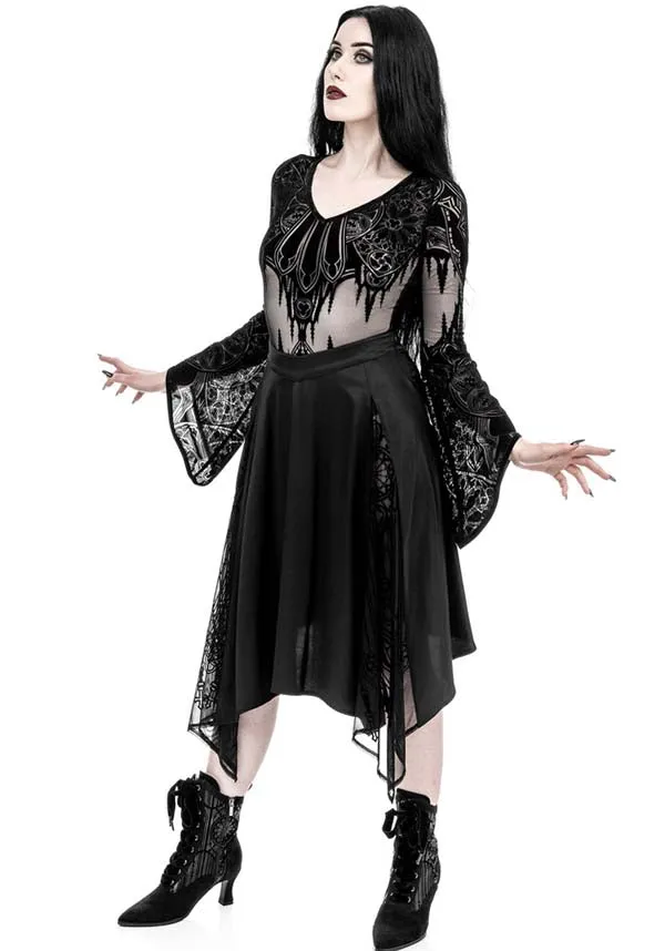 Gothic Chapel V-Neck | BODYSUIT