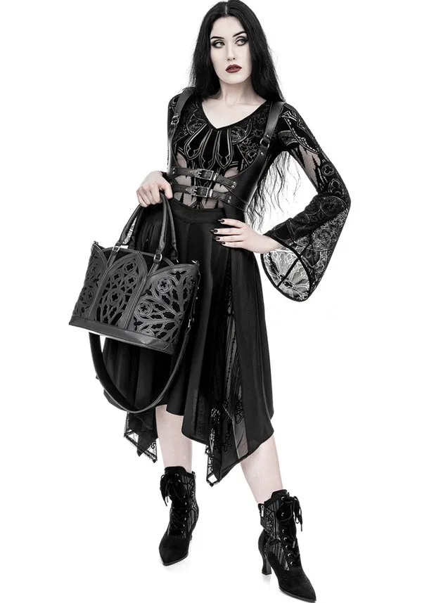 Gothic Chapel V-Neck | BODYSUIT