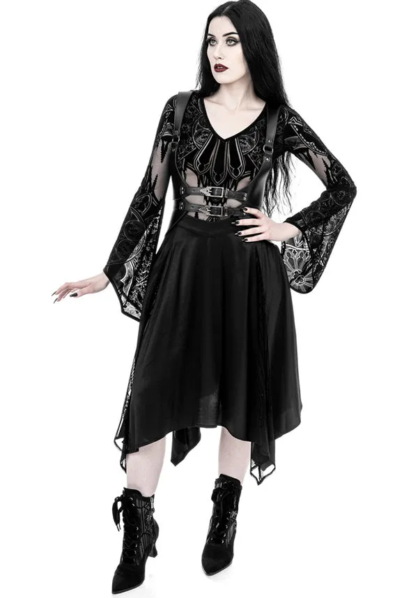 Gothic Chapel V-Neck | BODYSUIT