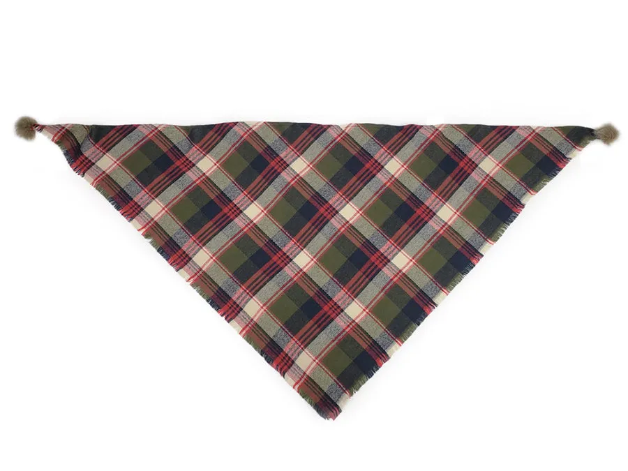Grace & Lace Plaid Triangle Scarf