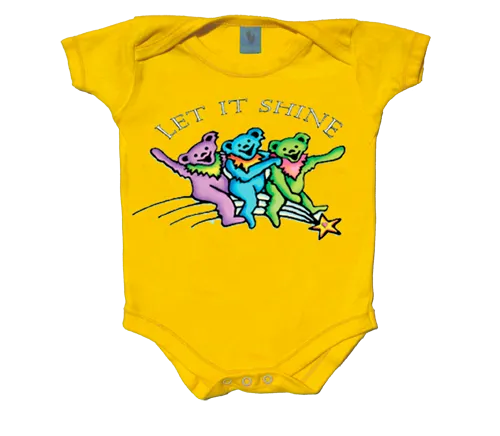Grateful Dead " Let it Shine" Infant Onesie Romper