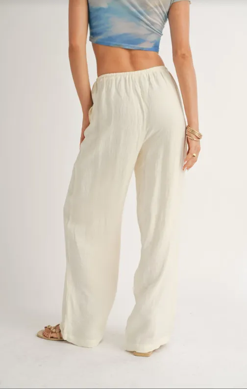 Grazie Tied Waist Wide Leg Pant