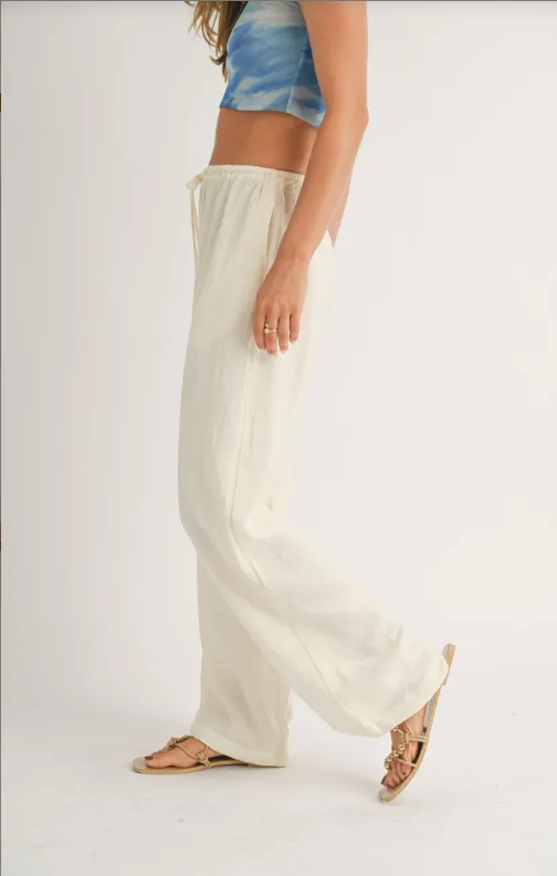 Grazie Tied Waist Wide Leg Pant