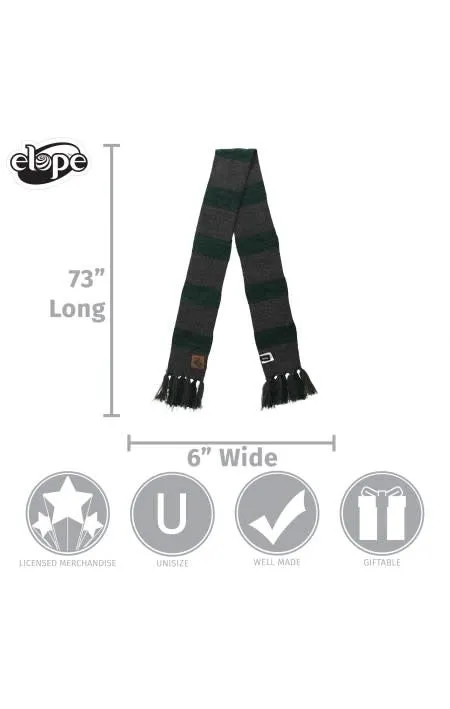 Harry Potter Slytherin Heathered Knit Scarf