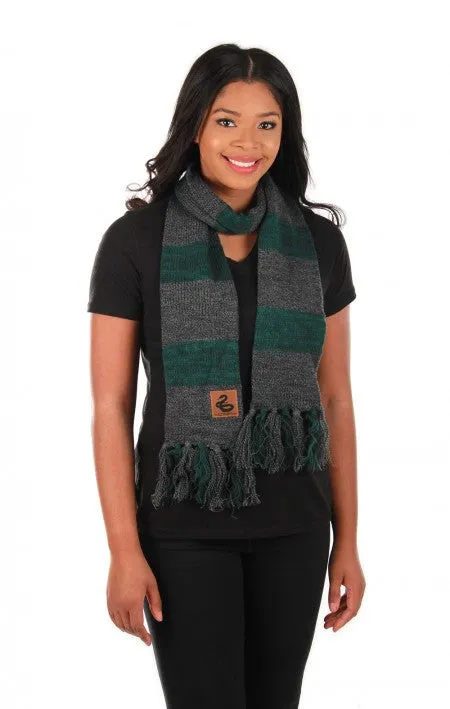 Harry Potter Slytherin Heathered Knit Scarf