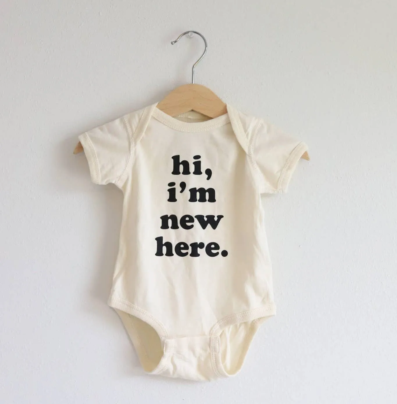 Hi, I'm New Here Bodysuit Size 6 Months