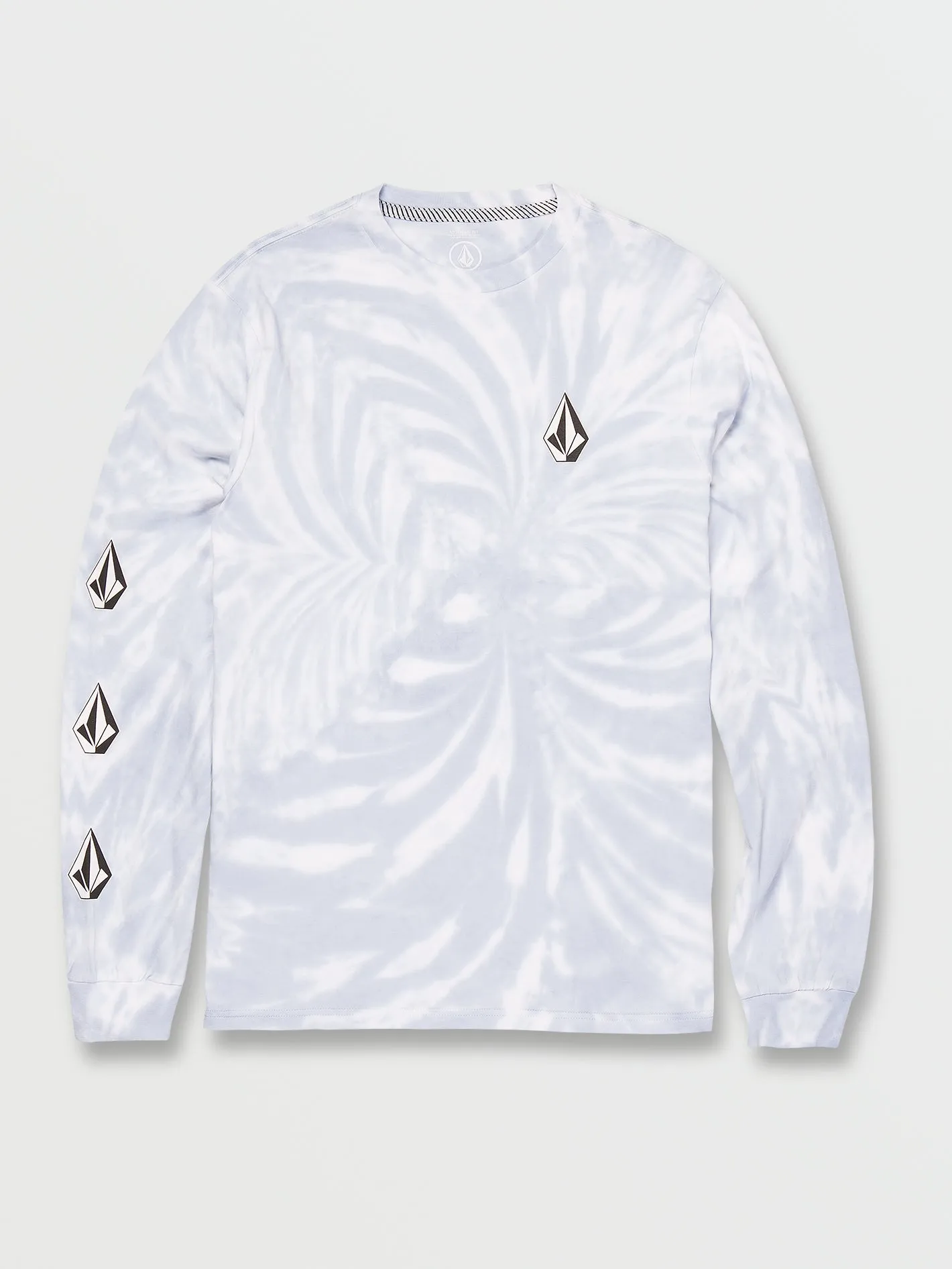 Iconic Stone Dye Long Sleeve Tee - Celestial Blue