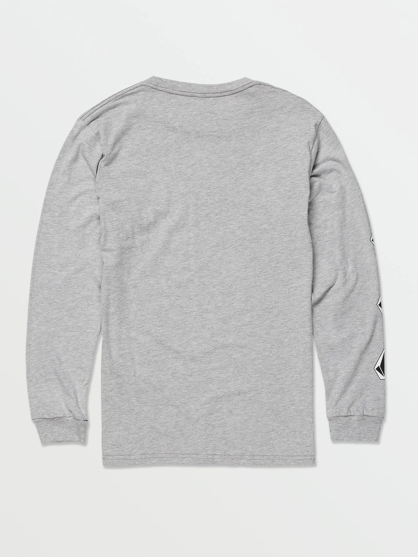 Iconic Stone Long Sleeve Tee - Heather Grey