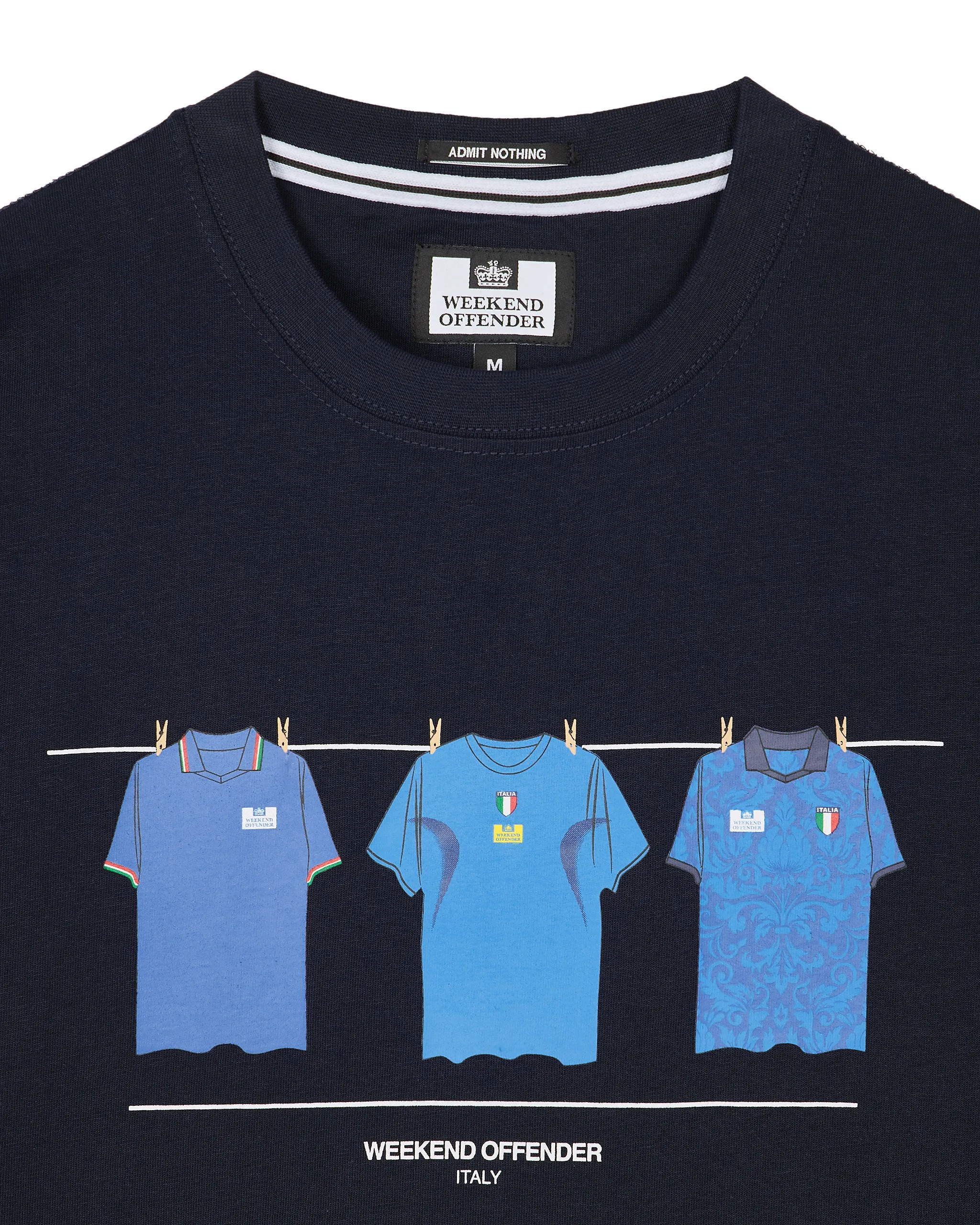 Italy Shirts T-Shirt Navy