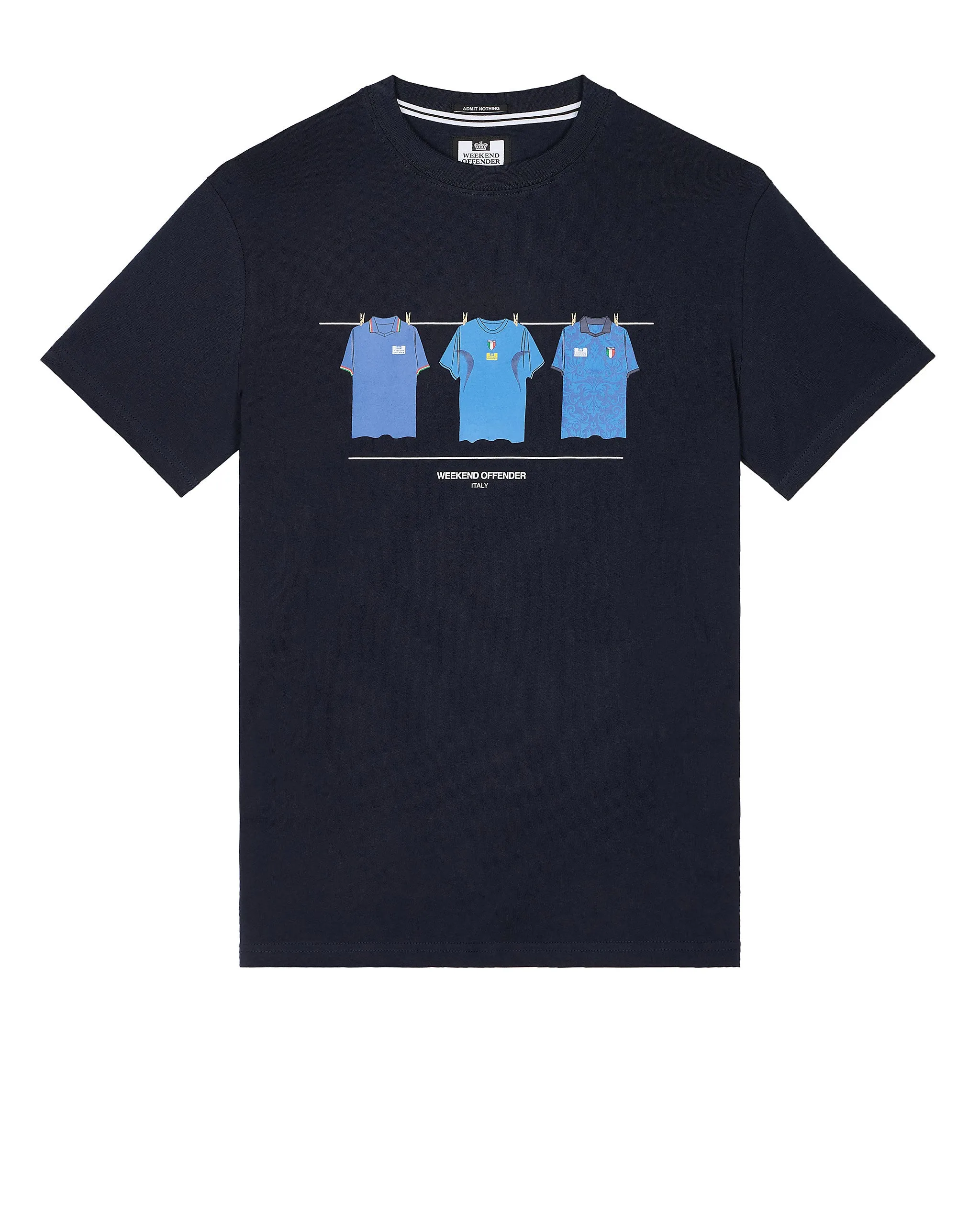 Italy Shirts T-Shirt Navy