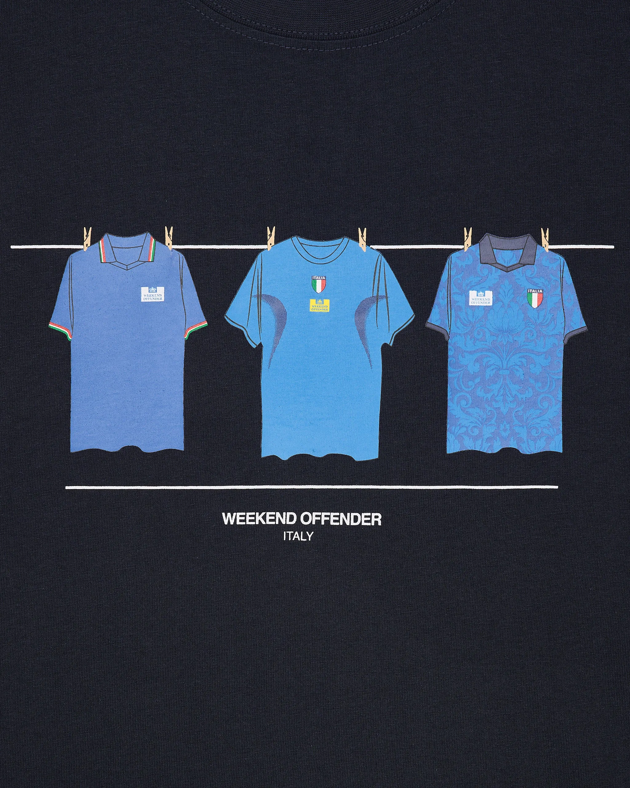 Italy Shirts T-Shirt Navy