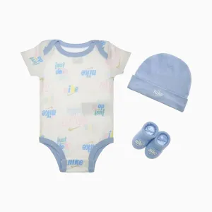 Kid's  E1D1 Neutral 3 Piece Gift Outfit