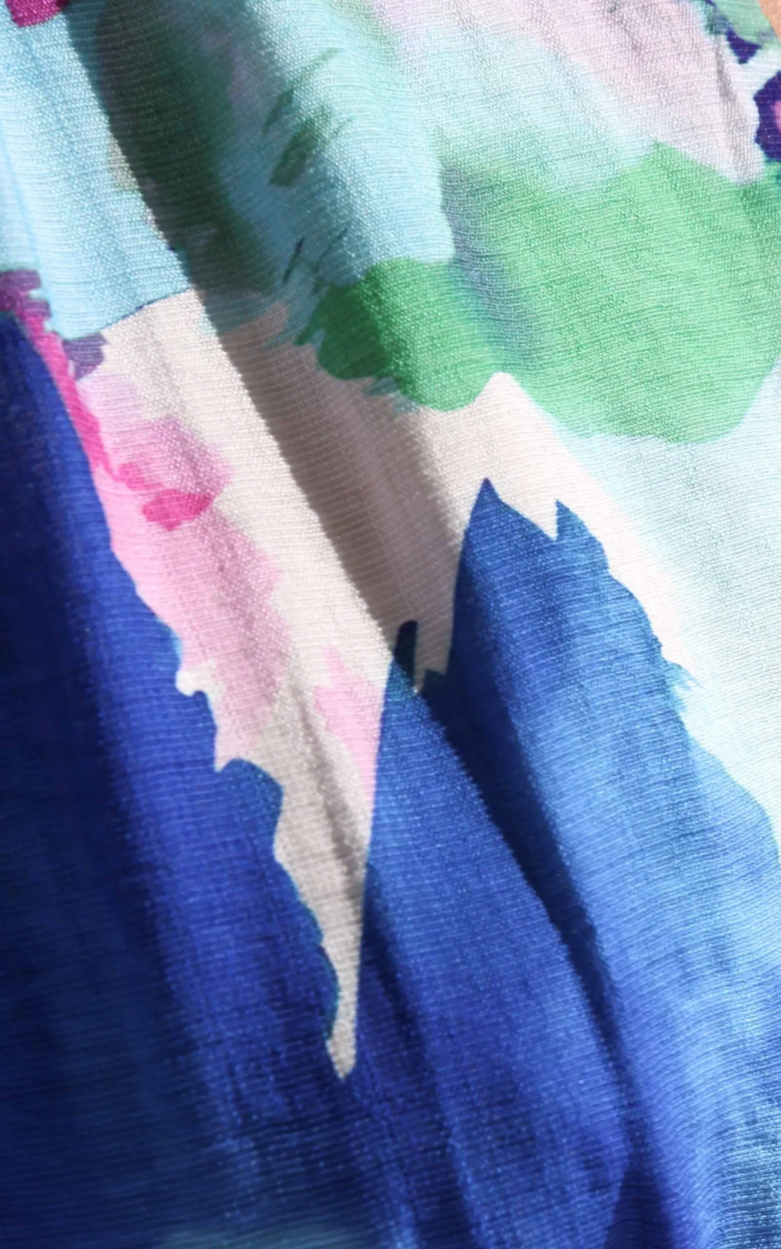 Koa Maxi Dress - Blue Multi Print